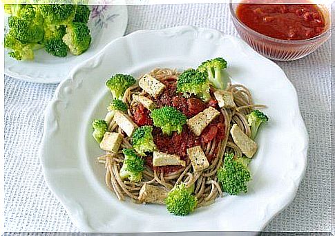 Spaghetti with broccoli