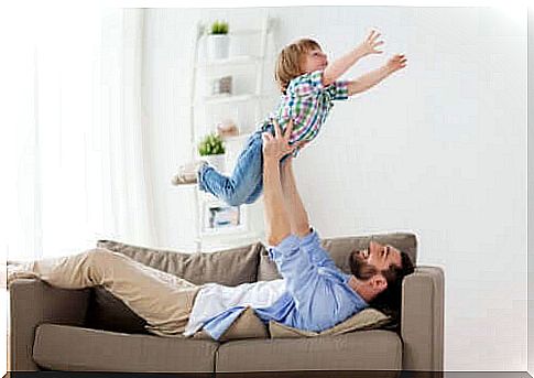 It is good for children to frolic with their father