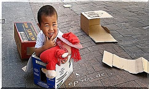 Child with hand-foot-mouth disease