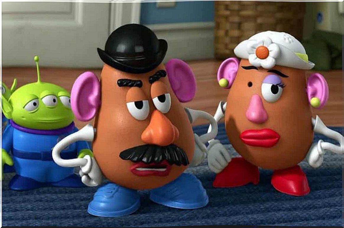 Mrs Potato Head.